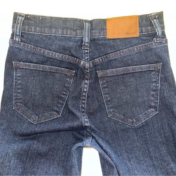 Madewell 10” High Riser Dark Wash Skinny Skinny Jeans Sz 25 - Picture 10 of 13